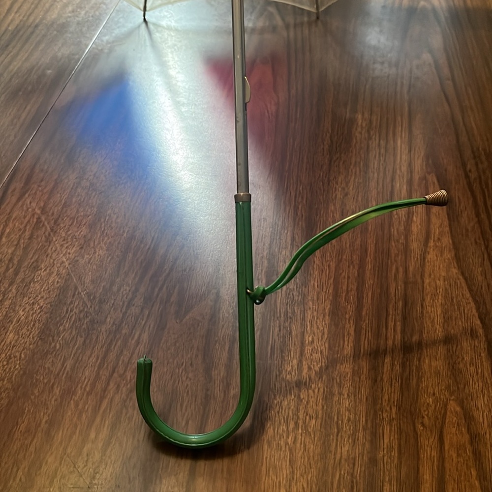 Vintage College Logo Clear Umbrella - Picture 3 of 5